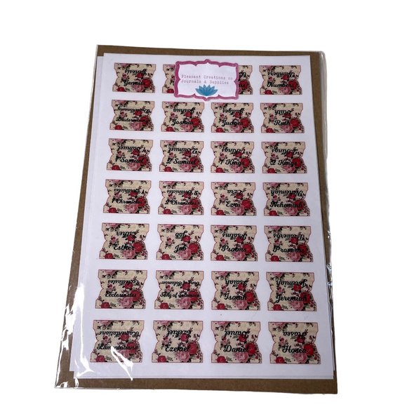 Standard Bible Tabs Journaling kit Tabs Illustrated Faith Bible Study Markers u - Picture 1 of 3
